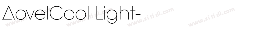 AovelCool Light字体转换